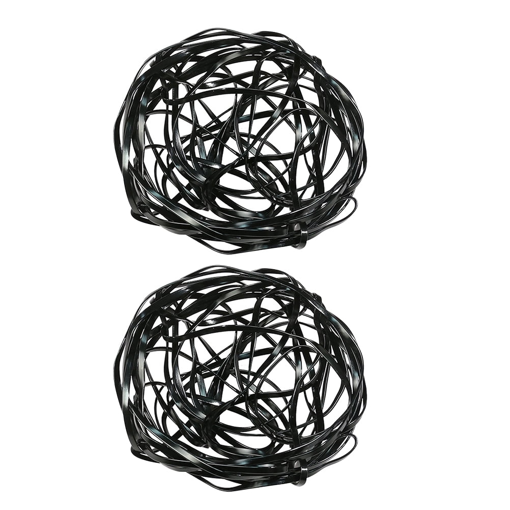 8 pcs  Floral Cage Flower Arrangement Holder Aluminum Alloy Wire Flower Arranger Flower Fixed Tools Floral Lid Organizer for Flower Arrangement Fixation Black