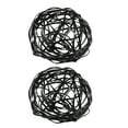thumbnail image 3 of HOMEMAXS 4 pcs  Floral Cage Flower Arrangement Holder Aluminum Alloy Wire Flower Arranger Flower Fixed Tools Floral Lid Organizer for Flower Arrangement Fixation Black, 3 of 8