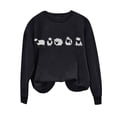 thumbnail image 2 of Vixolx Graphic Sweatshirt for Women Crew Neck Long Sleeve Shirts Oversized Casual Pullover Tops Fall Fashion Clothes, 2 of 6