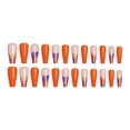 thumbnail image 2 of Seitruly Uñas postizas de ataúd, estilo francés clásico, uñas a presión, cubierta completa, punta de uñas, pegatinas de manicura de viscosidad Arte de uñas tipo 25 Seitruly CE012296-25B, 2 of 6