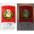 thumbnail image 2 of Caroline's Treasures SC9091CNL Labrador Christmas Wreath Ceramic Night Light, 6x4x3", multicolor, 2 of 2