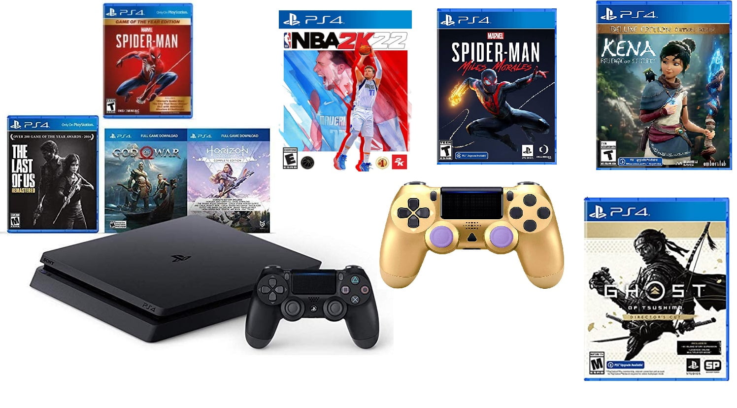 Buy 2021 PS4 Slim 1TB Console Game Bundle at Ubuy Kuwait
