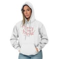 thumbnail image 4 of Cute Christmas Merry and Bright Hoodie Sweatshirt Women Brisco Brands M, 4 of 6