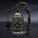 thumbnail image 4 of Fengshui Vintage pequeño dragón campana budista coleccionables adornos, campana de buena suerte, decoración del hogar de meditación, 4 of 5