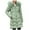 Green, variant on Women's Winter Warm Plus Size Puffer Coat Casual Colored Long-Sleeved Hooded Jacket Lightweight Puffer Jacket(Black XL)