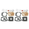 thumbnail image 1 of Carburetor Rebuild Gasket, Durable Easy To Install Carburetor Diaphragm and Gasket High Reliability Paper and Iron 2 Sets  for Replacement, 1 of 8