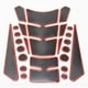 thumbnail image 1 of Protector de depósito de gas Baoblaze motocicleta deporte almohadil roja, 1 of 4