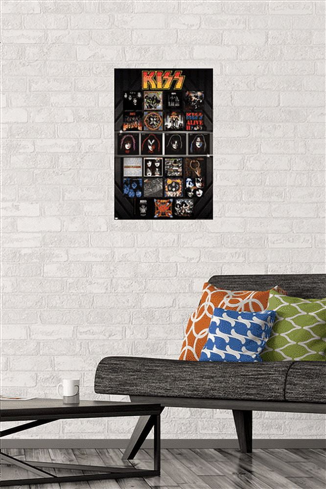Kiss - Albums 14.72" x 22.37" Poster, by Trends International