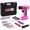 Pink, variant on 8V Cordless Drill Tool Set 58 count, Built-in , Variable Speed, Type-C Charge , Blow Molded Case, for DIY, Maintenance & Light Drilling,