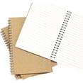 thumbnail image 4 of 2 Pack College Ruled Notebook, Soft Yellow Cover Spiral Notebook, Memo Notepad Sketchbook, Students Office Business Diary Spiral Book Journal,100 Pages, 50 Sheets, 7.48 x 5.11 Inch, 4 of 6