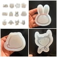 thumbnail image 2 of BELOWSYALER 3D Animal Silicone Mold Resin Shaker Charm Mould Keychain Pendant Jewelry Making Tools Craft, 2 of 5