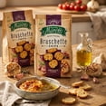 thumbnail image 5 of Maretti Bruschette Chips Slow Roasted Garlic (3.4 oz) – All Natural Oven Baked Bagel Chips, Vegetarian Friendly Party Snack, 5 of 8