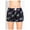 Black - black, variant on P.J. Salvage Womens Zebras Pajama Shorts, Black, Small