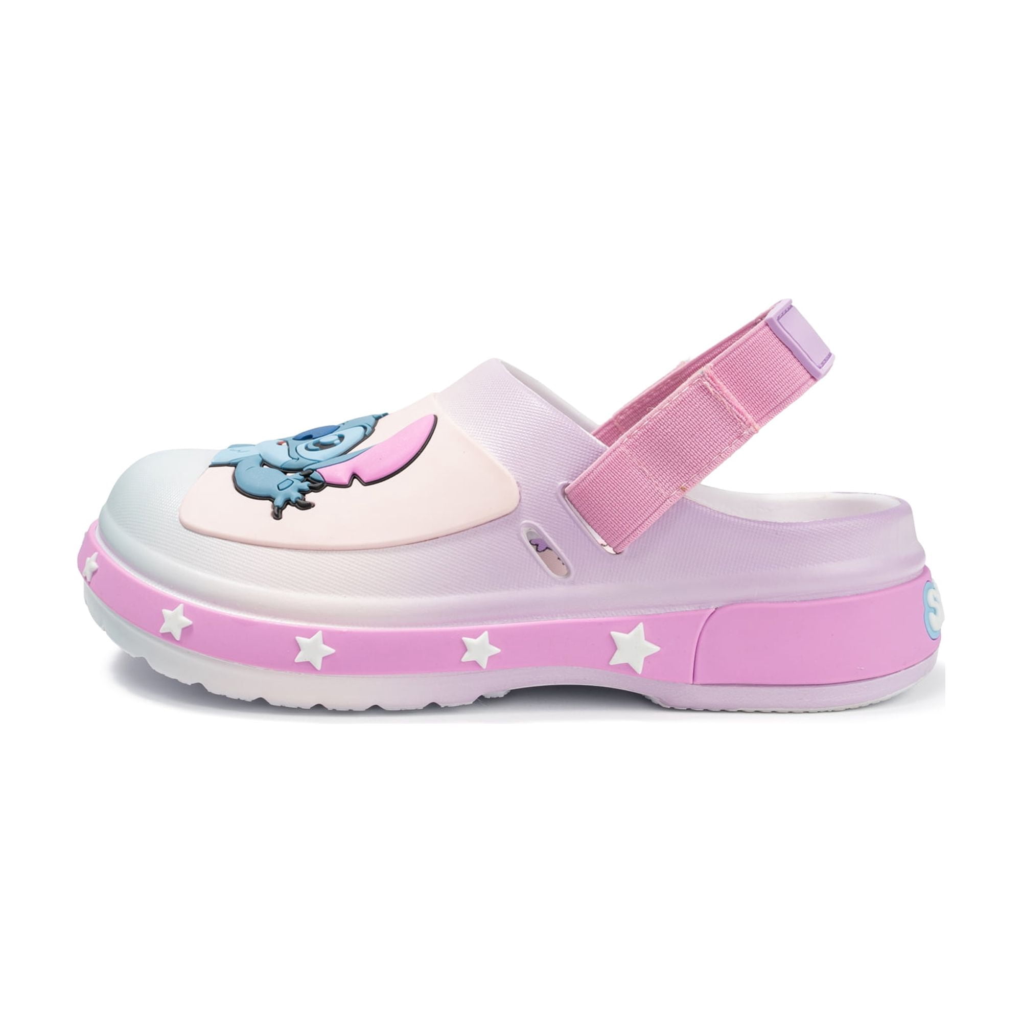 Stitch Toddler and Little Kid Adjustable Strap Clogs