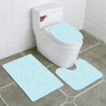 thumbnail image 1 of Juego de alfombras de baño ABPHQTO 3 piezas Fondo Transparente, 1 of 2