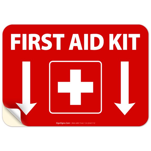 First Aid Kit Sign, (SI-1040)