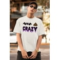 thumbnail image 2 of Old Glory Mens Halloween Bat Poop Crazy Short Sleeve T Shirt, 2 of 6