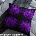 thumbnail image 2 of jejeloiu Gaming Fabric by the Yard 3 Yards,Geometric Plaid Sewing Fabric,Purple Black Fabric for Sewing For Boy,Microfiber Room Decor, 2 of 6