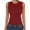 *Wine, variant on ClodeEU Women's Ribbed Crew Neck Sleeveless Tank Top, Trendy Casual Slim Fit Top for Summer Black,Women's Plus L