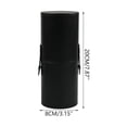 thumbnail image 3 of Portable Makeup Brush Bag,PU Leather Waterproof And Dustproofs Makeup Brush Storage Bucket,Travel Brush Holder Cup for Women, 3 of 6