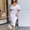 White, variant on YFPWM Tropical Dresses for Women Hide Belly Dress Wrap Dress Plus Size Dress Corset Dress Mini Dress Linen Dress Long Sleeve Solid Retro Draw Back One Shoulder Dress