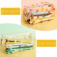 thumbnail image 4 of 2 Pcs Clear Pencil Case Large Pen Bag Stationery Pouch Cosmetic Makeup Bag Transparent Hyuna Daisy Floret Pattern Bag Clear Cosmetic Pouch for Girls, 4 of 5