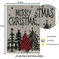thumbnail image 6 of Merry Christmas Garden Flags for Outside Decoration, Warercolor Xmas Trees Small Yard Flag, Seasonal Farmhouse Winter Holiday Outdoor Decor 12.5x18 Vertical Double Sided, 6 of 6
