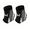 Gray, variant on 2-Pack Unisex Ankle Braces, Adjustable Lace-Up Ankle Socks, Basketball and Sports Ankle Stabilizers, Orthopedic Compression Sleeves for Plantar Fasciitis, Tendinitis, and Sprains,Purple