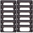 thumbnail image 1 of BRIGHTFUFU 12 marcos portaetiquetas de metal para cajones y gabinetes, portaetiquetas retro, 1 of 7