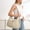 192#White, variant on Women's Convertible Backpack Shoulder Bag Large Capacity Nylon Crossbody Travel Backpack Lightweight Daily Commute Shopping Work School Casual Use