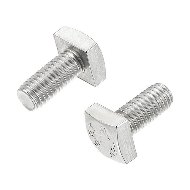 Cuadrada Cabeza Perno, 2uds M8x16mm Completamente Roscado 304 Inoxidable Acero Grado C Cuadrado Máquina Tornillos