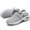 thumbnail image 3 of Women's Mesh Garden Shoes Air Cushion Mule Clogs Lightweight Walking Shoes Comfortable Shoes Around The House, 3 of 7