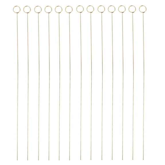 50 Pcs Floral Card Picks Holder Bouquet Table Clamp Metal Note Decoration