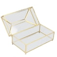 thumbnail image 2 of Decorative Glass Napkin Storage Box, Elegant Exquisite Fashionable Tissue Box  For Wedding For Home, 2 of 8