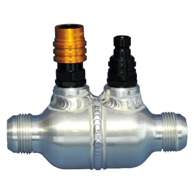 C & R Racing Radiators 7011000 1.5 in. Radiator Hose Check Valve with 10 AN