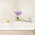 thumbnail image 5 of Raindrops 1Pack Baby Bath Toy Organizer for Bathroom Use in White Color Featuring a Triangular Shape and Mesh Design, 5 of 8