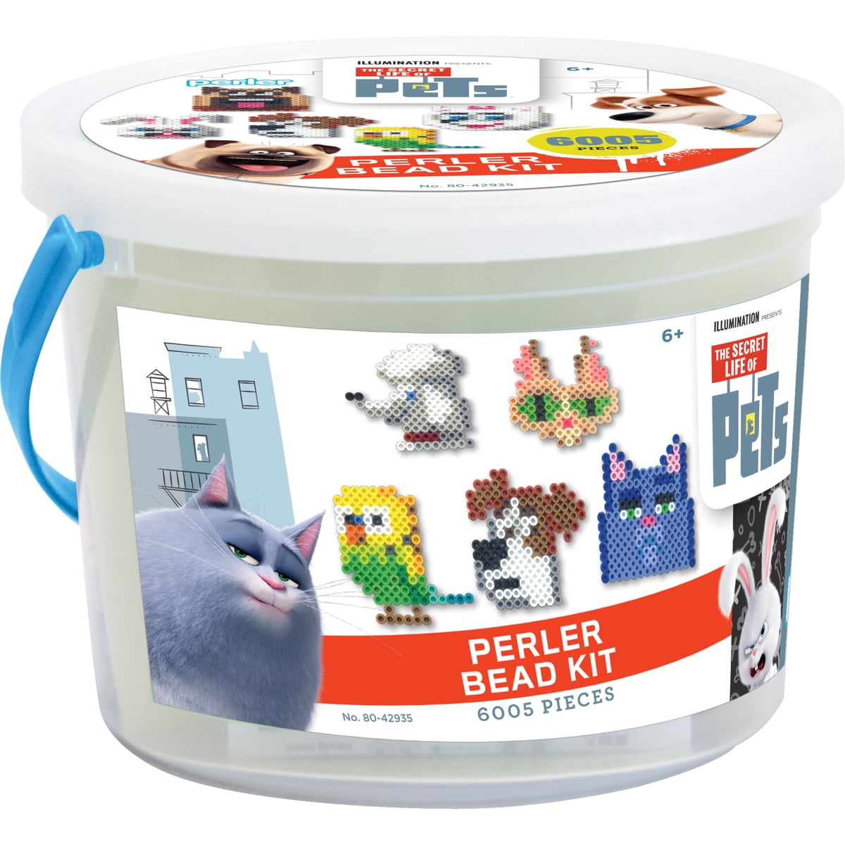 Perler Beads 8042935 Secret Life of Pets Fused Bead Bucket Walmart