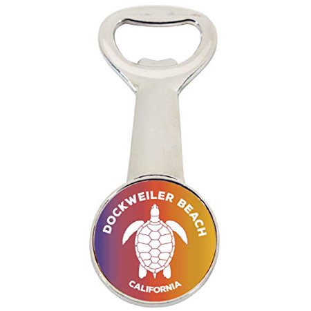 

Dockweiler Beach California Turtle Design Souvenir Magnetic Bottle Opener