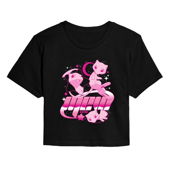 Pokémon - Y2k Mew Women's Cropped Graphic T-Shirt