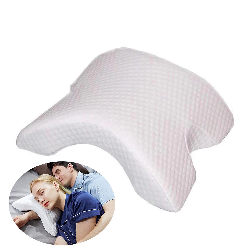 1pc Sleeping Pillow Memory Neck Shoulder Back Arm Pain Relief Arched Pillow