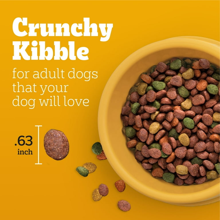 Pedigree Adult Dog Food Complete Nutrition Grilled Steak Vegetable 18 Lb Bag Walmart