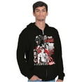 thumbnail image 4 of Kanji Street Fighter Dream Big Ryu Zip Hoodie Sweatshirt Men Brisco Brands S, 4 of 6