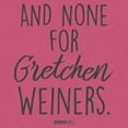 thumbnail image 2 of Women's Mean Girls And None for Gretchen Wieners Racerback Tank Top Pink Heather Large, 2 of 4