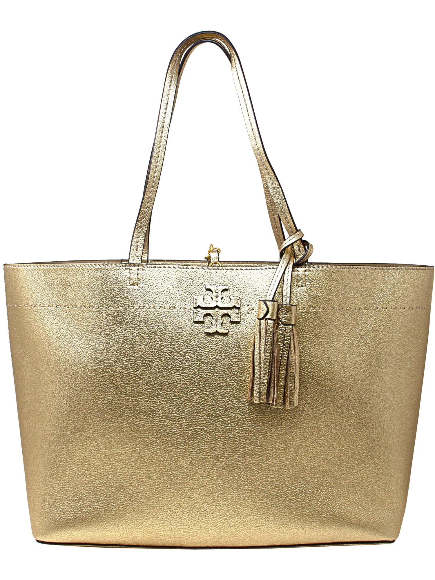 tory burch gold mcgraw tote