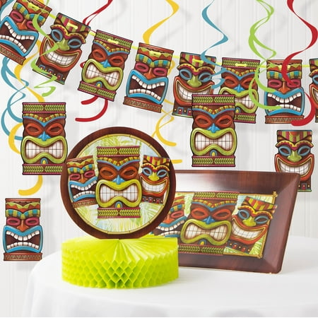 Tiki Tie - Tiki Time Luau Decorations Kit