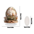 thumbnail image 2 of Easter Bunny Decorations, Easter Egg Tree, 3*3.5in 2D, Easter Centerpiece Table Decorations, Pastel Floral Display, Tabletop Decor, Seasonal Home Decor, 1 Pc, 2 of 3