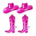 thumbnail image 1 of 4×botas Sombrero Globo Vaquero Vaquera Fiesta Decoración, 1 of 4