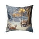 thumbnail image 2 of Fundas de Cojín de Lino con Escena Navideña Nevada Estilo Americano | Decoración Navideña | 45X45Cm | Multicolor | 1 Unidad, 2 of 6