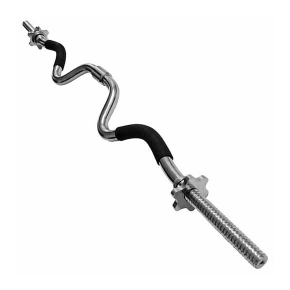 Barra Curva de Acero Cromado STINGRAY FITNESS SFBAR-CURV plateado