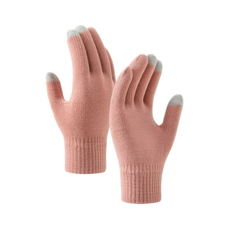 Hontri Gloves for Women Cold Weather Men And Women s Fashionable Cycling And Skiing Fitness Warm Sports Knitted Wool Gloves Gloves for Women Pink Hontri Gloves for Women Cold Weather Men And Women s Fashionable Cycling And Skiing Fitness Warm Sports Knitted Wool Gloves Gloves for Women Pink